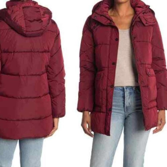 Lucky Brand Jackets & Blazers - NWT Lucky Brand Hooded Puffer Jacket Coat HW9190